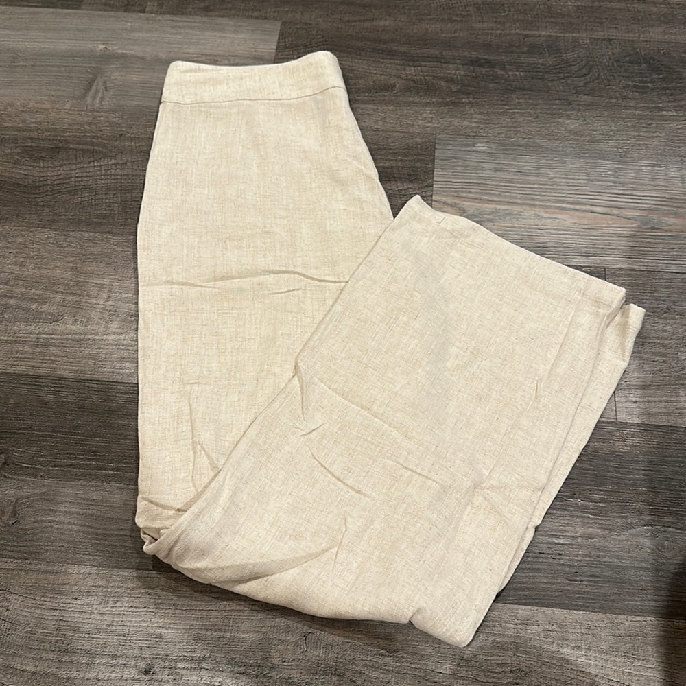 Linen work trousers